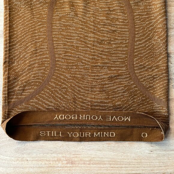 Lululemon Swiftly Tech Racerback Tank Top 2.0 - Copper Brown SIZE 0 - Picture 4 of 9